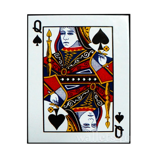 Magic Wallet, Queen Card, Poker - MWPKP 0171